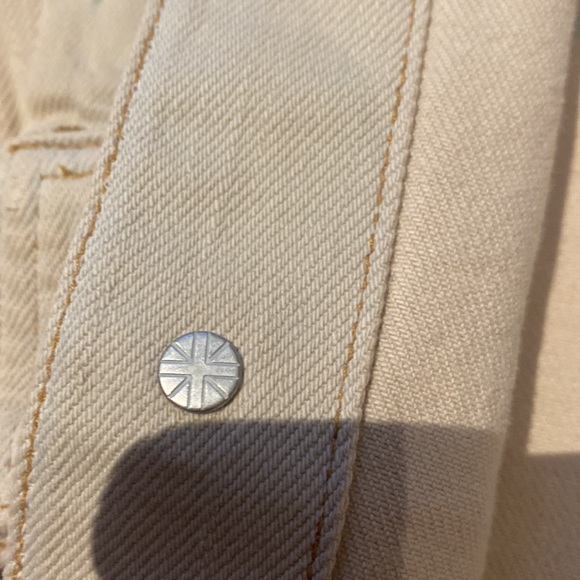 HUDSON CLOTHING Confetti Sands Denim Paint Splatter Button Down - Picture 8 of 14